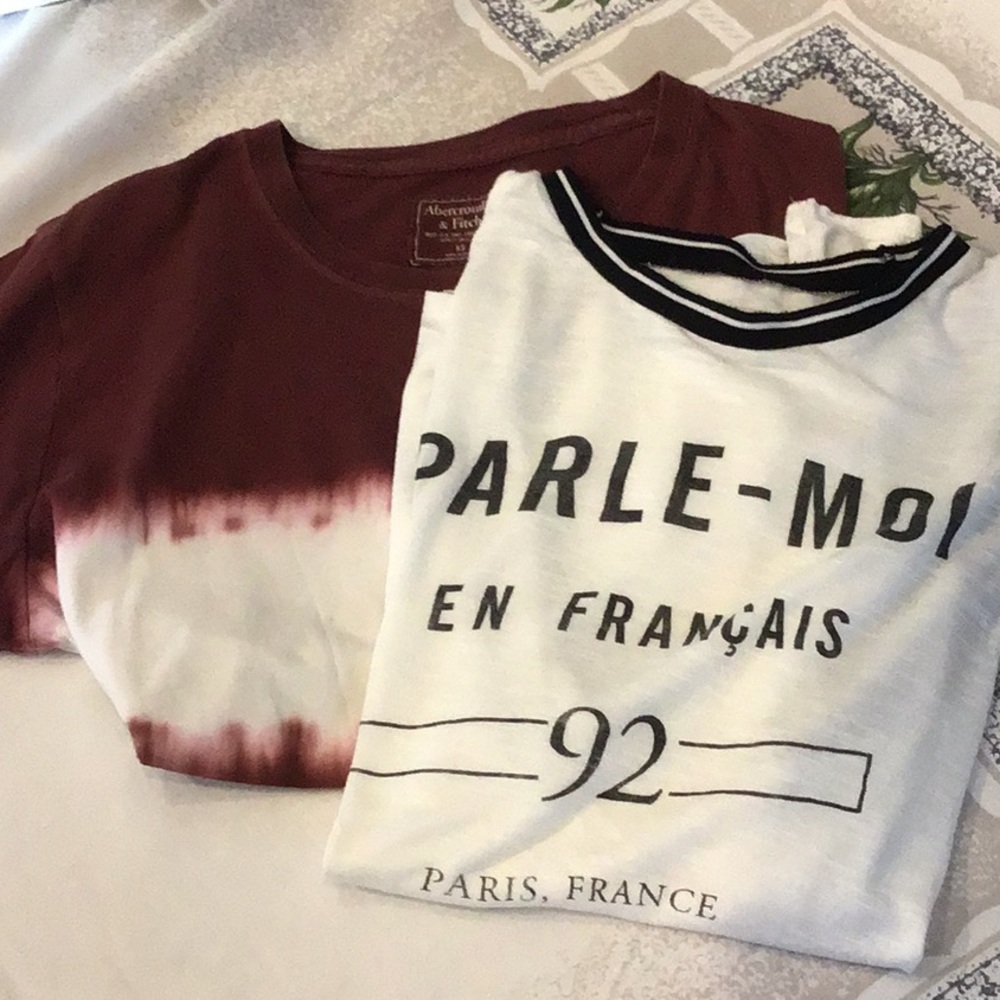 Abercrombie BUNDLE & Fitch Zella Shirts Bundle Sz S